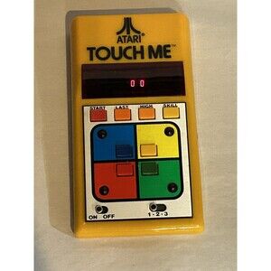 Vintage Atari Touch Me Handheld Game Tested Working 1970s B1